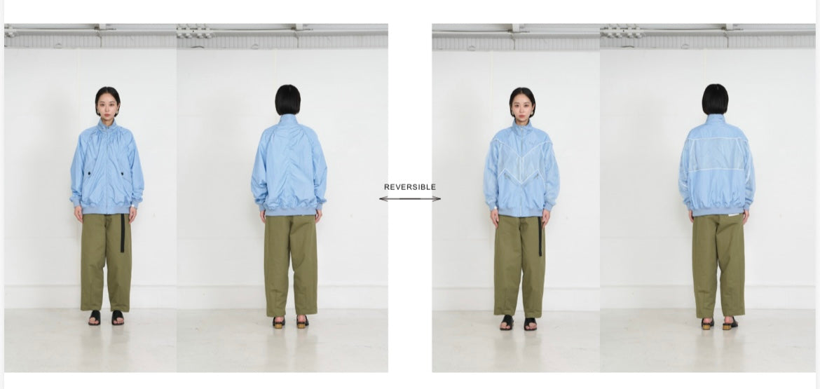 【予約】【1月下旬入荷予定】 1% USU展示会 27S-MJ-22 クラッシュタフタブルゾン 2027 SPRING (20261007)