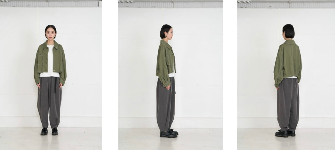 【予約】【2月下旬入荷予定】 1% USU展示会 27S-MJ-17 ソフトワークツイルジャケット 2027 SPRING (20261007)
