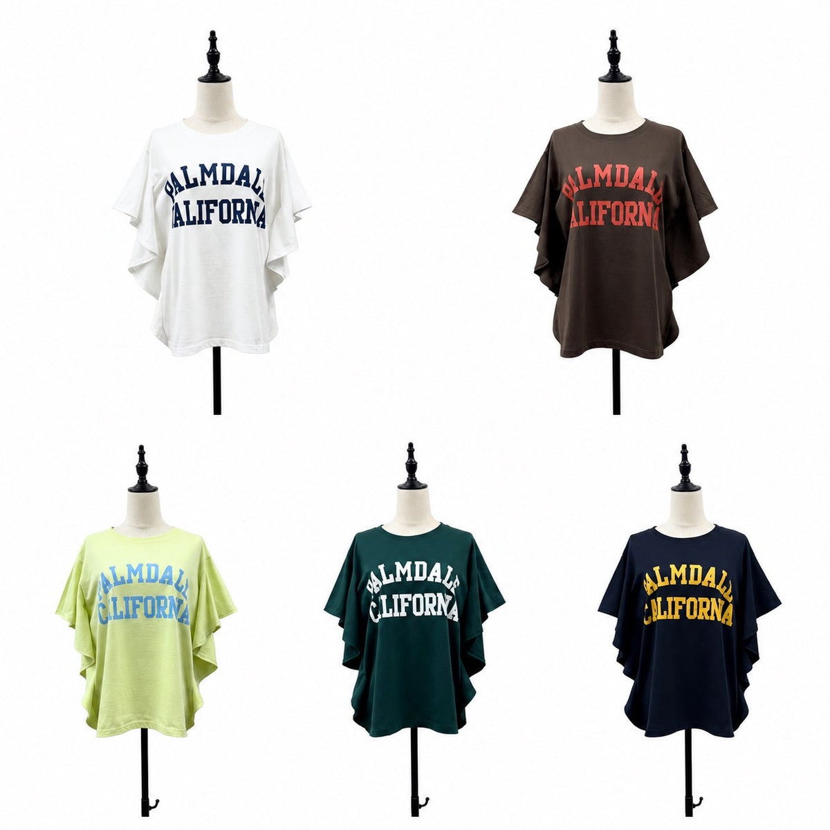 【予約】【4月上旬入荷予定】 siro 展示会 R713226 フレアースリーブロゴTシャツ SPRING/SUMMER (0261015)