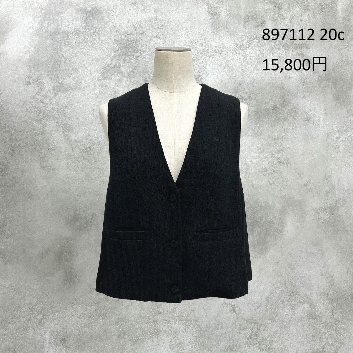 【予約】【1月中旬入荷予定】ayane展示会 897112 ミックスツイードベスト 2027/Early Spring (20260922)