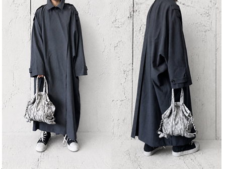 【2026/9月MUL展示会】【予約】MUL205-588　トラストートバッグS　　転写パイソン洗い加工　　(20260912)