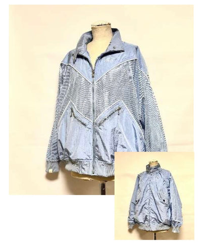 【予約】【1月下旬入荷予定】  1% USU展示会　27S-MJ-22   クラッシュタフタブルゾン  2027 SPRING　(20261007)
