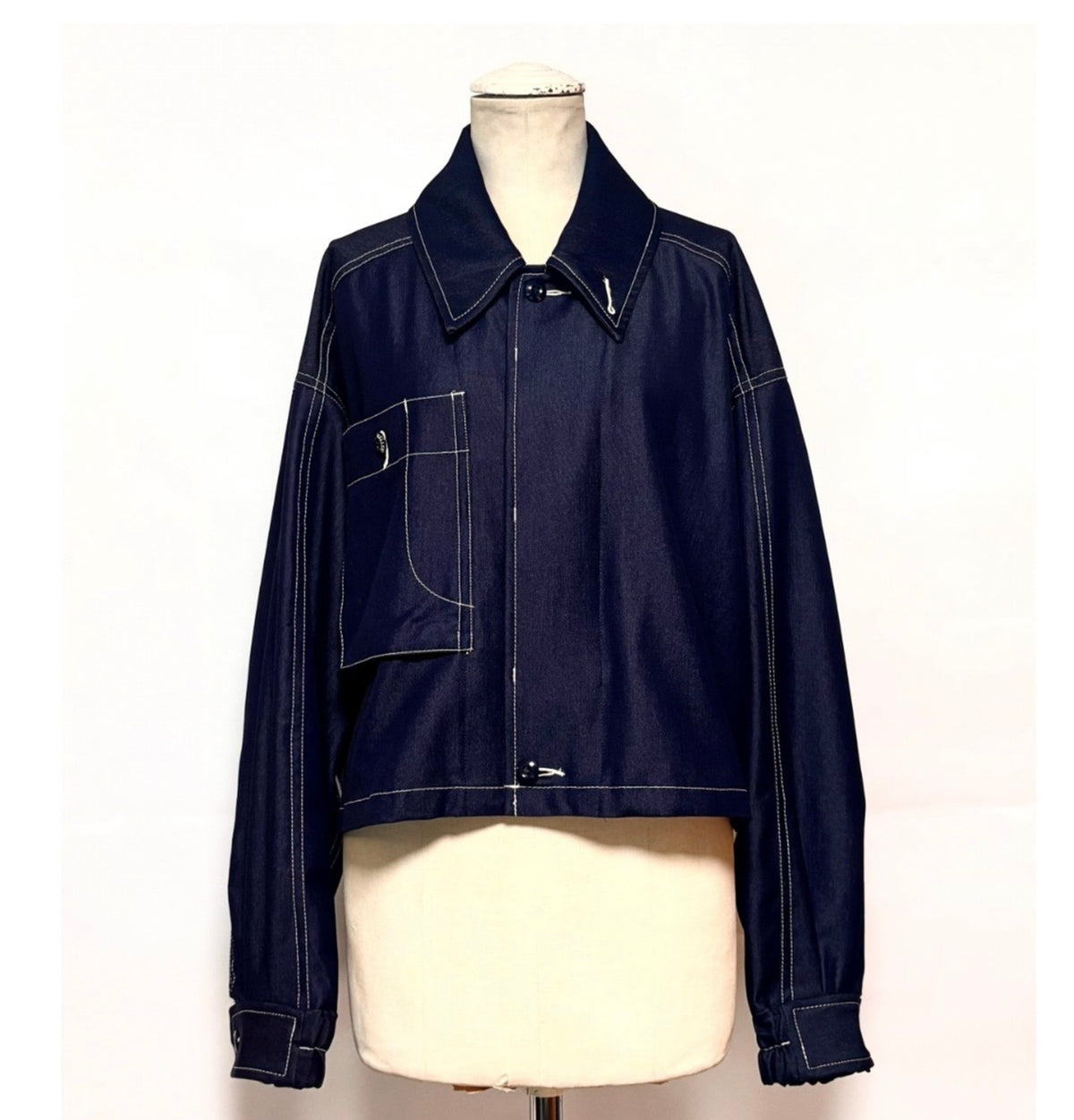 【予約】【2月下旬入荷予定】  1% USU展示会　27S-MJ-17       ソフトワークツイルジャケット　  2027 SPRING　(20261007)