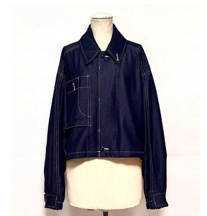 【予約】【2月下旬入荷予定】  1% USU展示会　27S-MJ-17       ソフトワークツイルジャケット　  2027 SPRING　(20261007)