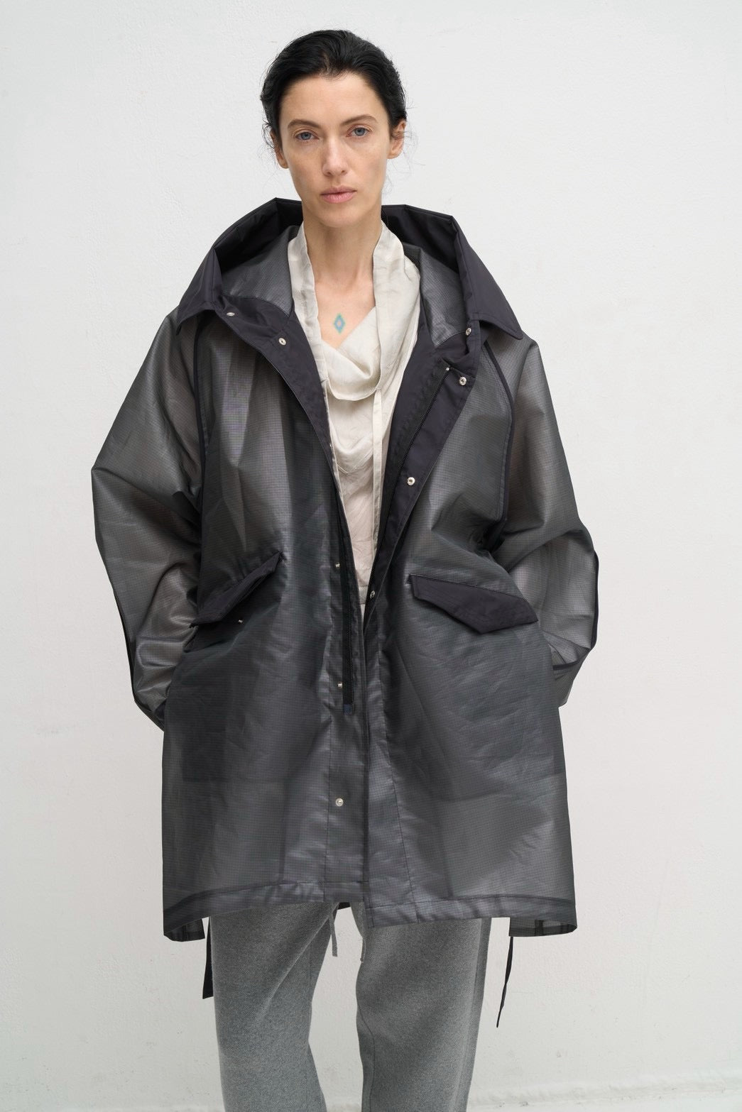 【予約】【２月下旬入荷予定】   WYTE 展示会　13-11020    オーガンジーフィールドコート   SPRING/SUMMER 2027 COLLECTION (20261014)