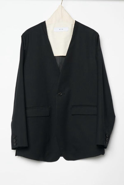 【予約】【12月下旬入荷予定】   WYTE 展示会　13-10120    ノーカラージャケット   SPRING/SUMMER 2027 COLLECTION (20261014)