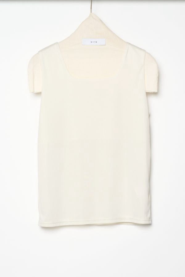【予約】【12月下旬入荷予定】   WYTE 展示会　13-40110    スムーススクエアタンク   SPRING/SUMMER 2027 COLLECTION (20261014)
