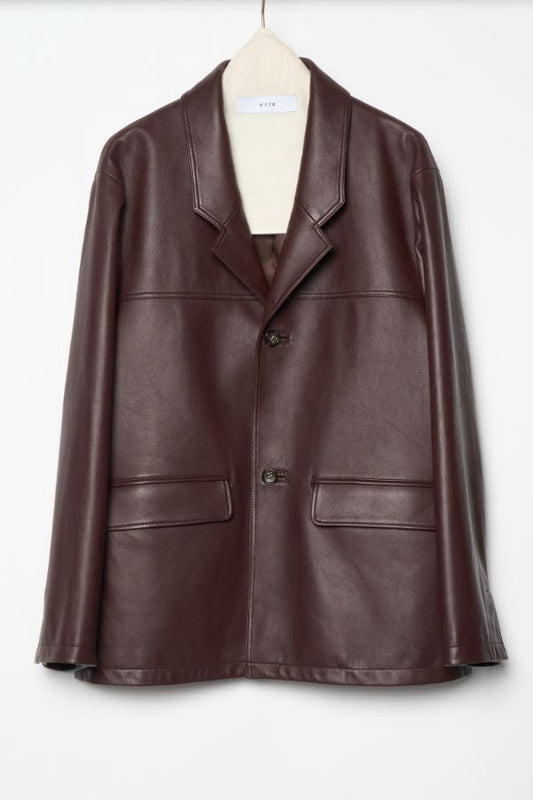 【予約】【1月下旬入荷予定】   WYTE 展示会　13-10820    ソフトラムレザージャケット   SPRING/SUMMER 2027 COLLECTION (20261014)
