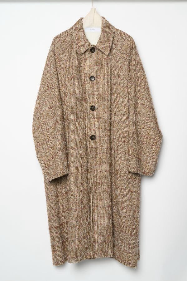 【予約】【２月下旬入荷予定】   WYTE 展示会　13-11220    リバーシブルフォークチェックコート   SPRING/SUMMER 2027 COLLECTION (20261014)