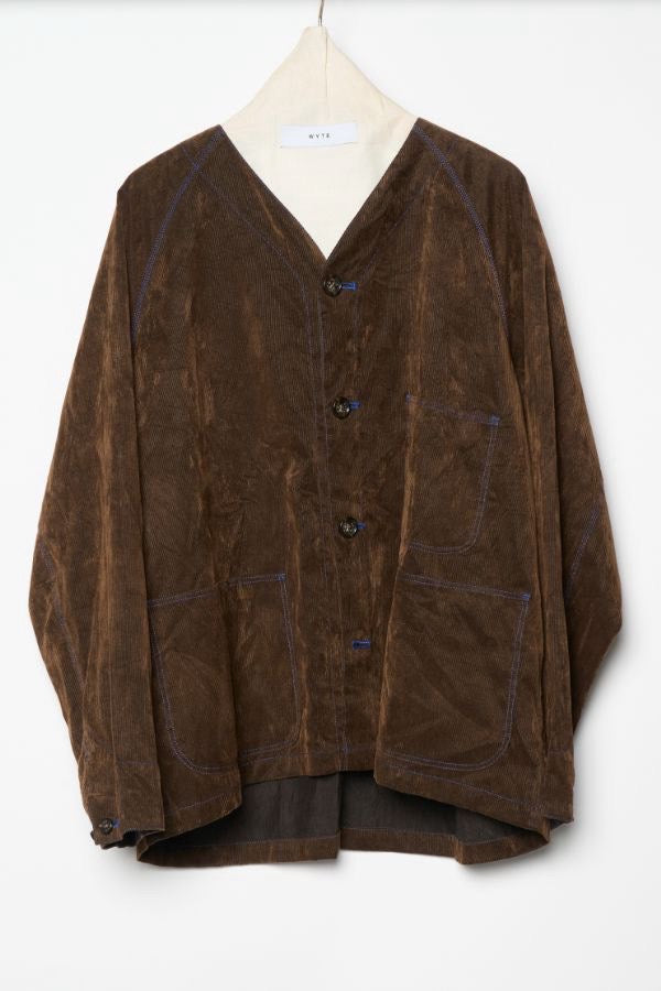 【予約】【2月下旬入荷予定】   WYTE 展示会　13-11120      カバーオールコーデュロイジャケット　　  SPRING/SUMMER 2027 COLLECTION (20261014)