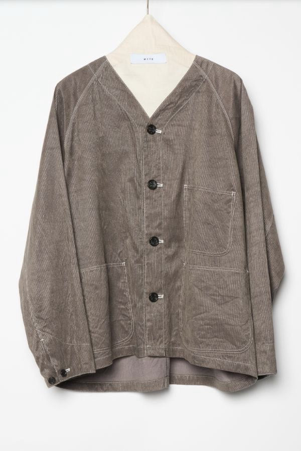【予約】【2月下旬入荷予定】   WYTE 展示会　13-11120      カバーオールコーデュロイジャケット　　  SPRING/SUMMER 2027 COLLECTION (20261014)