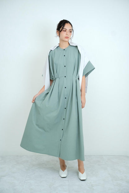 【予約】【2月下旬入荷予定】   オーディナリー 展示会　BO27-802D   タックフレアーコートドレス   SPRING/SUMMER 2027 vol.1
