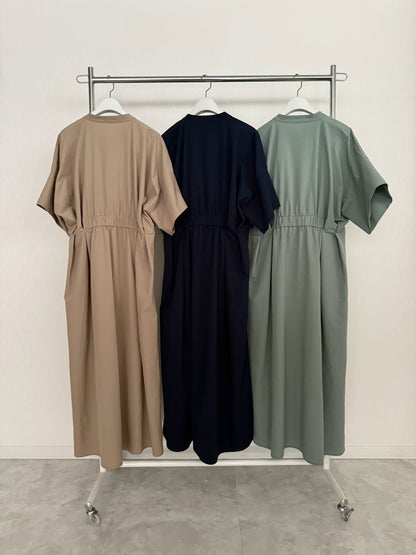 【予約】【2月下旬入荷予定】   オーディナリー 展示会　BO27-802D   タックフレアーコートドレス   SPRING/SUMMER 2027 vol.1