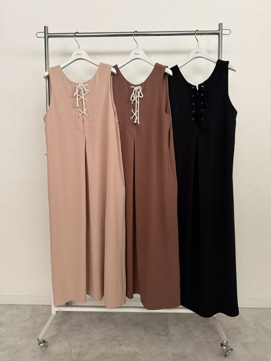 【予約】【1月下旬入荷予定】   オーディナリー 展示会　BO27-827D   2wayレースアップドレス   SPRING/SUMMER 2027 vol.1