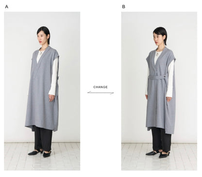【予約】【2月下旬入荷予定】  1% USU展示会　27S-O-18  PEトロワンピース　2027 SPRING　(20261007)