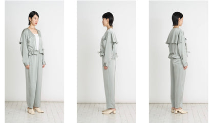 【予約】【3月下旬入荷予定】  1% USU展示会　27S-O-11   ヴィンテージサテンセットアップ　2027 SPRING　(20261007)