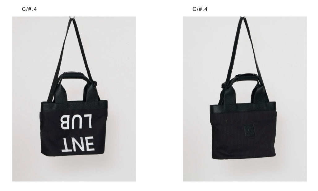 【予約】【3月下旬入荷予定】  1% USU展示会　721-AB-03　ロゴ刺繍トートバック  2027 SPRING　(20261007)