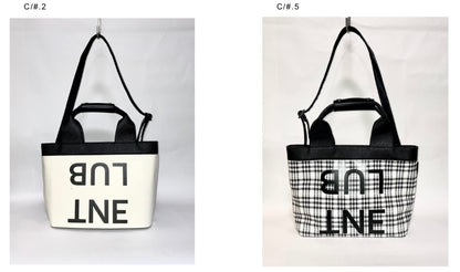 【予約】【3月下旬入荷予定】  1% USU展示会　721-AB-03　ロゴ刺繍トートバック  2027 SPRING　(20261007)