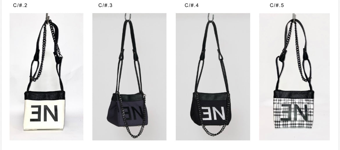 【予約】【3月下旬入荷予定】  1% USU展示会　721-AB-04　ロゴ刺繍ショルダーバック  2027 SPRING　(20261007)