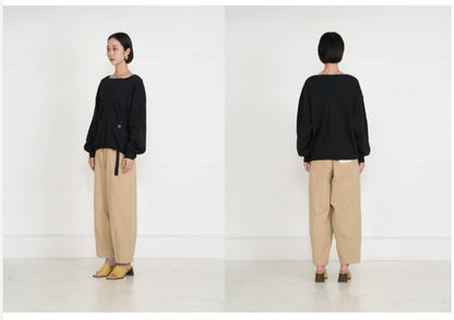 【予約】【2月下旬入荷予定】  1% USU展示会　27S-MT-37      BIGガゼットトレーナー　  2027 SPRING　(20261007)