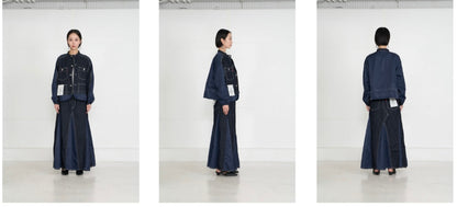 【予約】【2月下旬入荷予定】  1% USU展示会　27S-MJ-19      バックナイロンカバーオールジャケット　  2027 SPRING　(20261007)