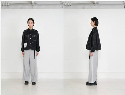 【予約】【2月下旬入荷予定】  1% USU展示会　27S-MJ-19      バックナイロンカバーオールジャケット　  2027 SPRING　(20261007)