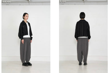 【予約】【2月下旬入荷予定】  1% USU展示会　27S-MJ-17       ソフトワークツイルジャケット　  2027 SPRING　(20261007)
