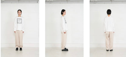 【予約】【2月下旬入荷予定】  1% USU展示会　27S-MT-7       SUNDAYプリントロングスリーブTシャツ　  2027 SPRING　(20261007)