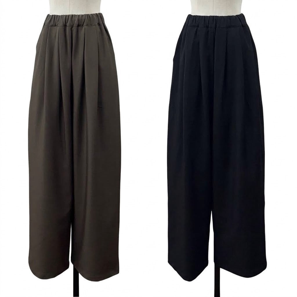 【予約】【2月中旬入荷予定】   siro 展示会　  R713306   タックイージーパンツ      SPRING/SUMMER   (20261015)