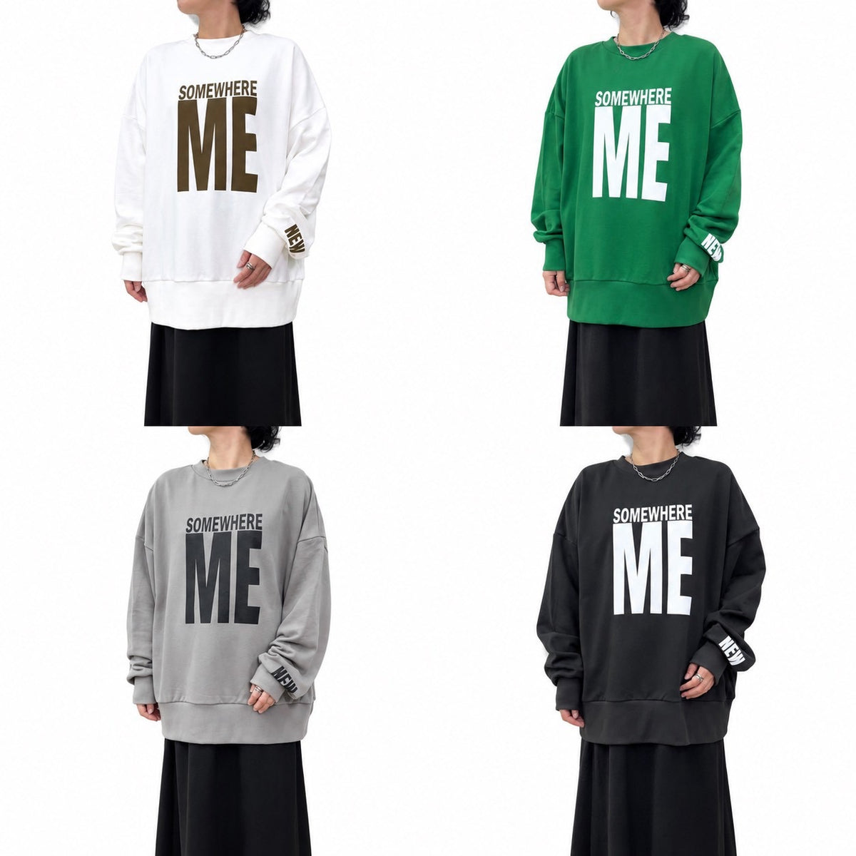 【予約】【2月中旬入荷予定】   siro 展示会　  R713202   MEロゴ2wayワイドプルオーバー      SPRING/SUMMER   (20261015)