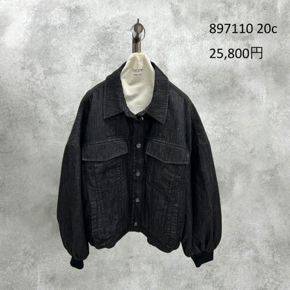 【予約】【11月下旬入荷予定】ayane展示会    897110    裏キルトダンガリーGジャン　2027/Early Spring （20260922）