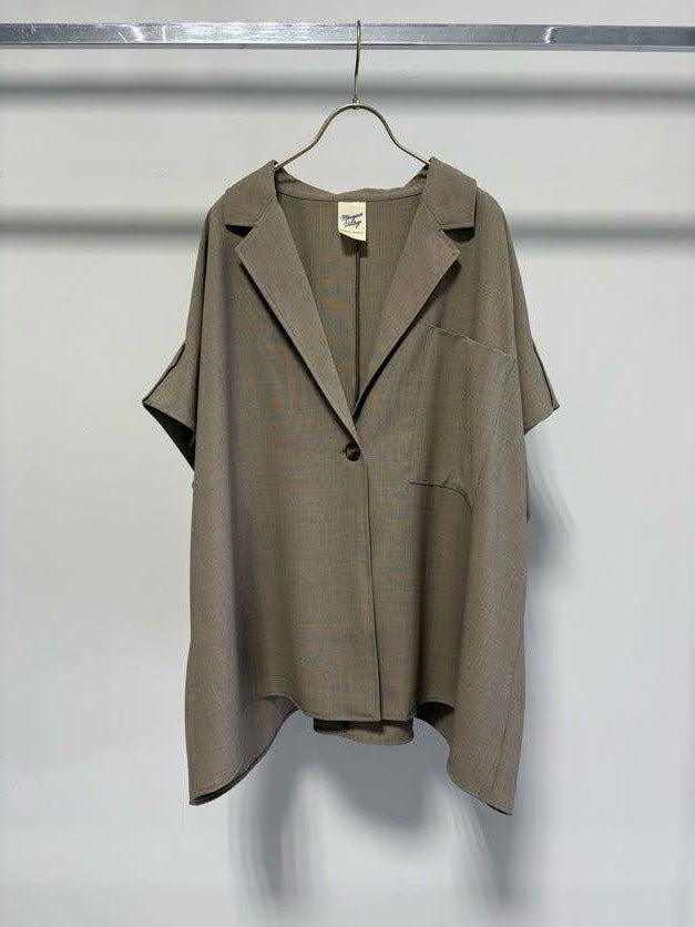 【予約】【1月中旬入荷予定】マルゴーヴィンテージ展示会　MGJK-27001-S   ビッグシルエットジレ　2027/Spring collection　(20261006MG)