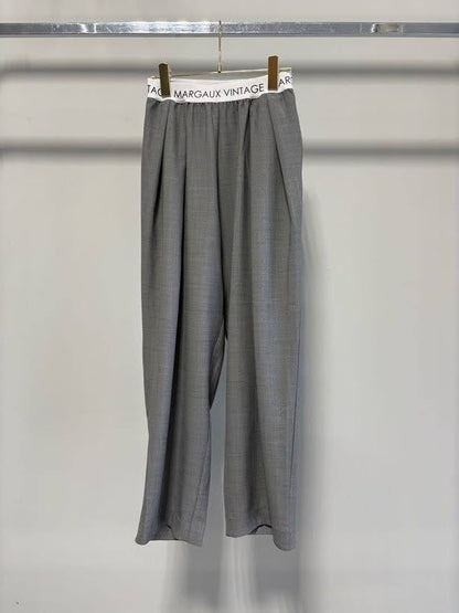 【予約】【1月中旬入荷予定】マルゴーヴィンテージ展示会　MGPT-27003-S   ウエストロゴタックパンツ　2027/Spring collection　(20261006MG)