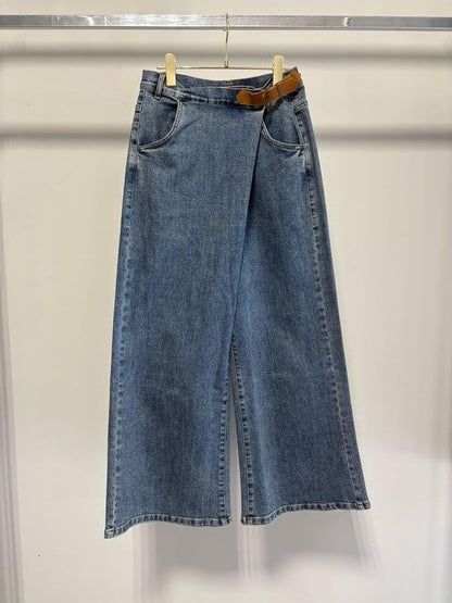 【予約】【1月中旬入荷予定】マルゴーヴィンテージ展示会　MGPT-27015-S   バックルデニムパンツ　2027/Spring collection　(20261006MG)