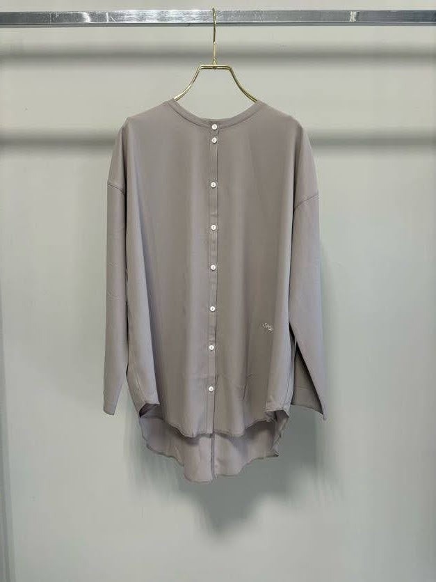 【予約】【2月上旬入荷予定】マルゴーヴィンテージ展示会　MGBL-27020-S    シアーロゴ刺繍ブラウス　2027/Spring collection　(20261006MG)
