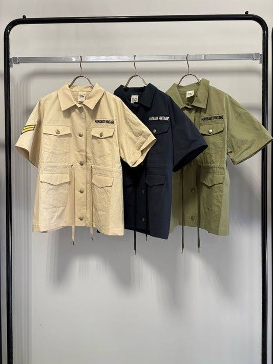 【予約】【2月下旬入荷予定】マルゴーヴィンテージ展示会　MGJK-27027-S    サファリジャケット　2027/Spring collection　(20261006MG)