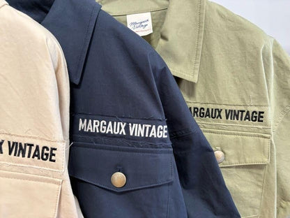 【予約】【2月下旬入荷予定】マルゴーヴィンテージ展示会　MGJK-27027-S    サファリジャケット　2027/Spring collection　(20261006MG)
