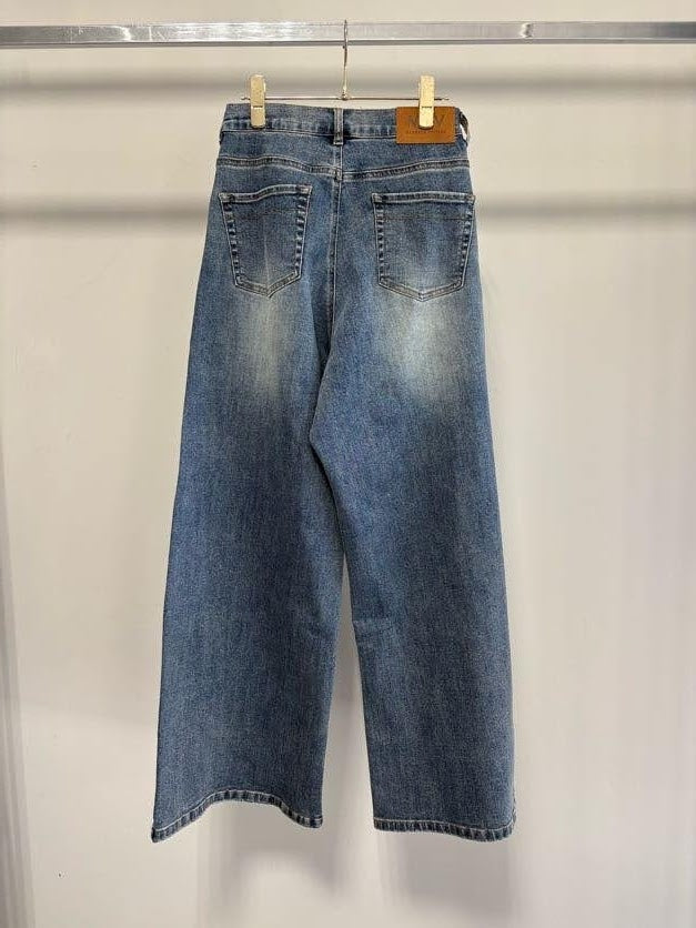 【予約】【2月下旬入荷予定】GOOD VIEW DESIGN展示会　GVDPT-27003  ルーズバギーデニム　2027/Spring collection　(20261006GVD)
