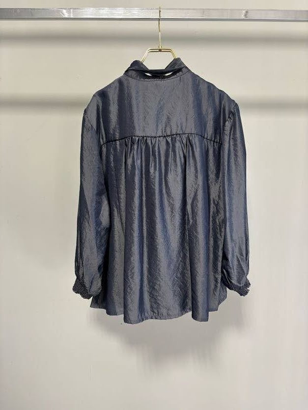 【予約】【2月下旬入荷予定】GOOD VIEW DESIGN展示会　GVDBL-27009  ボウタイ取り外可ブラウス　2027/Spring collection　(20261006GVD)