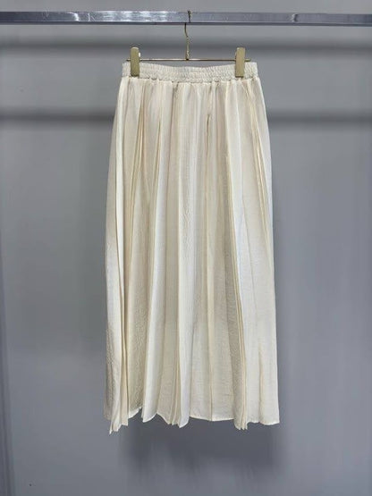 【予約】【2月下旬入荷予定】GOOD VIEW DESIGN展示会　GVDSK-27010  プリーツスカート　2027/Spring collection　(20261006GVD)