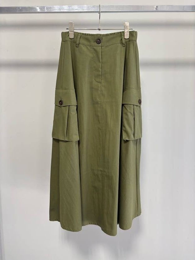 【予約】【2月下旬入荷予定】GOOD VIEW DESIGN展示会　GVDSK-27012  カーゴサーキュラースカート　2027/Spring collection　(20261006GVD)