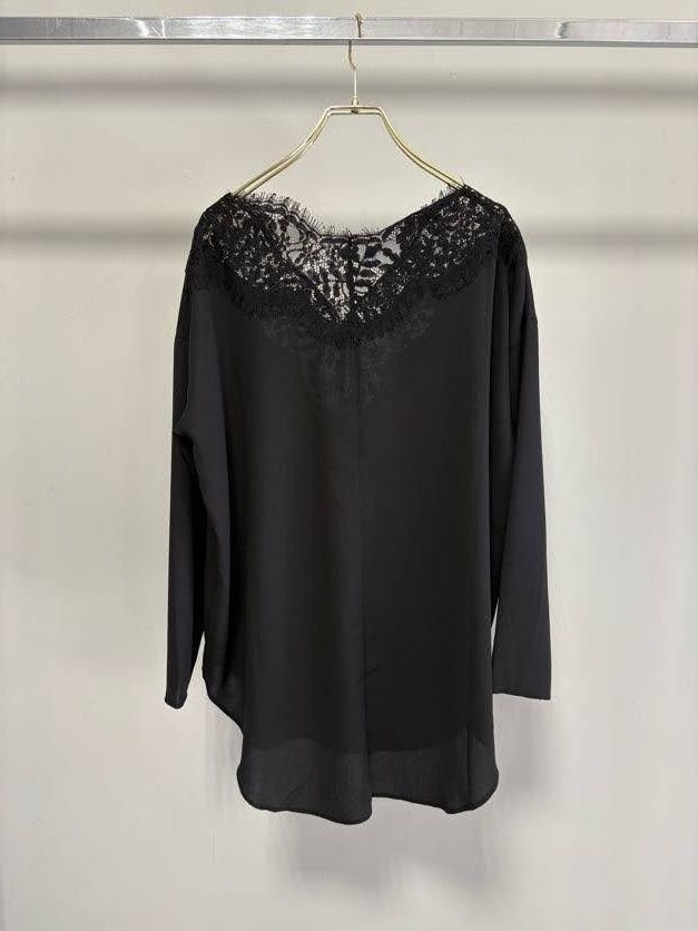 【予約】【2月下旬入荷予定】GOOD VIEW DESIGN展示会　GVDBL-27016  レースシアーブラウス　2027/Spring collection　(20261006GVD)