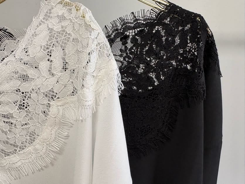 【予約】【2月下旬入荷予定】GOOD VIEW DESIGN展示会　GVDBL-27016  レースシアーブラウス　2027/Spring collection　(20261006GVD)