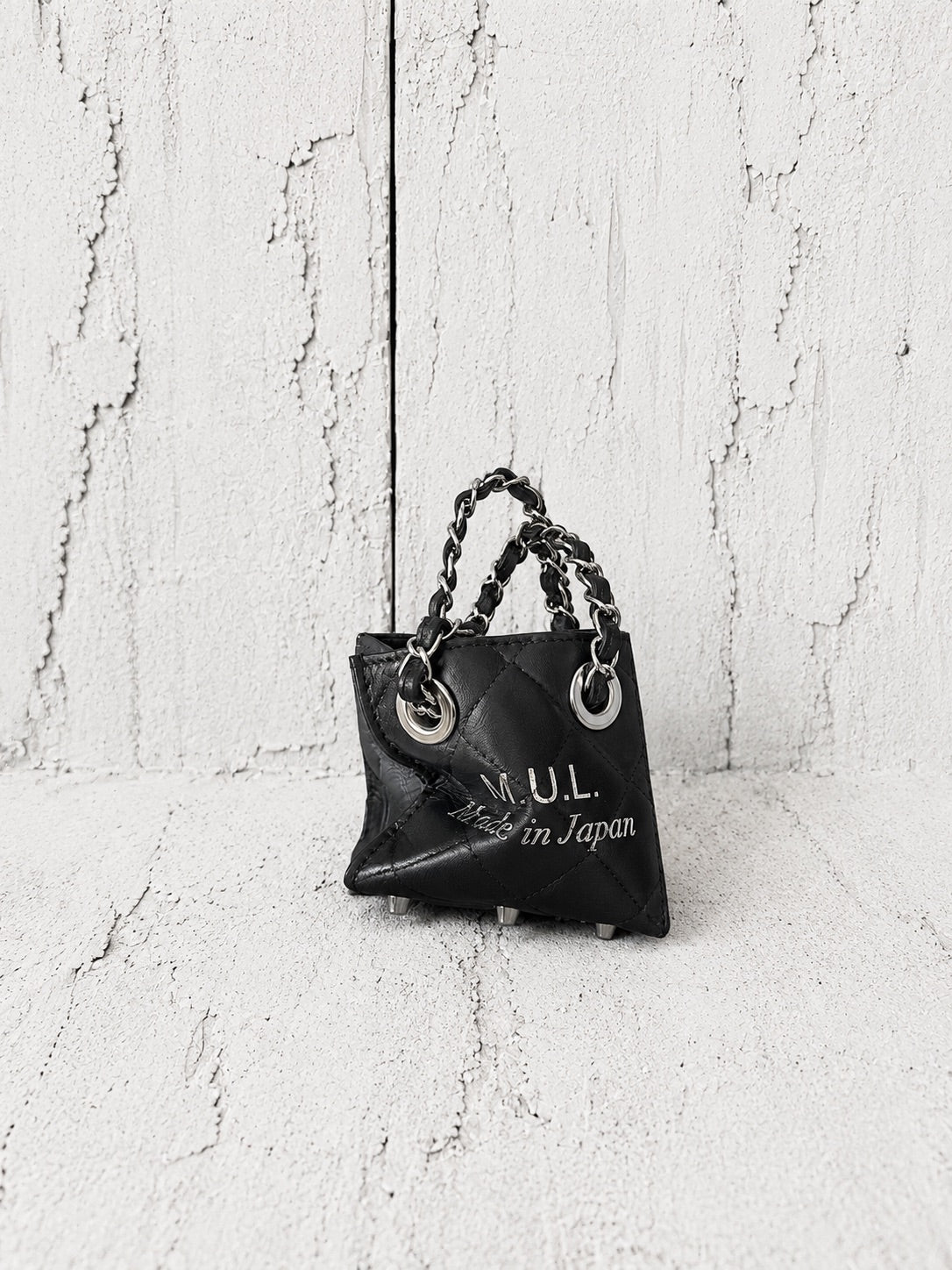 【2026/9月MUL展示会】【予約】MUL164-284  　SHOPPER10 　形状記憶レザー　ブラックキルティング型押し　　(20260912)