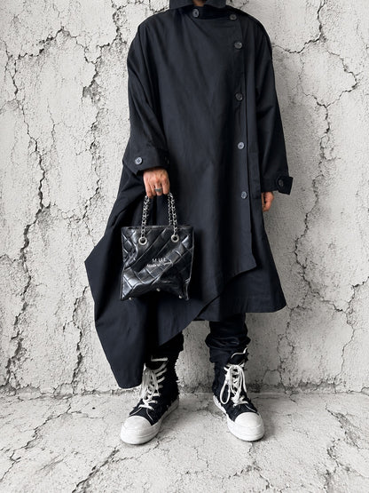 【2026/9月MUL展示会】【予約】MUL166-284  　SHOPPER20 　形状記憶レザー　ブラックキルティング型押し　　(20260912)