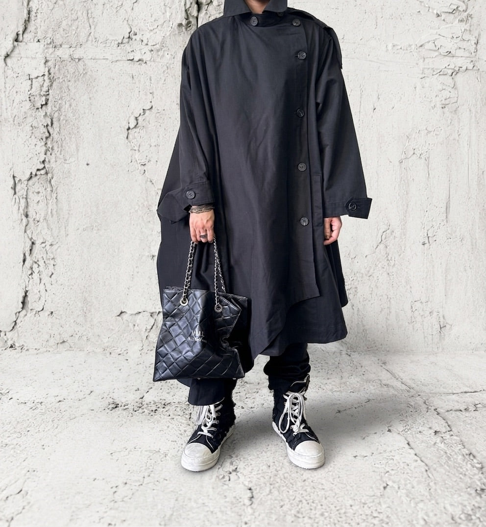 【2026/9月MUL展示会】【予約】MUL167-284  　SHOPPER25 　形状記憶レザー　ブラックキルティング型押し　　(20260912)